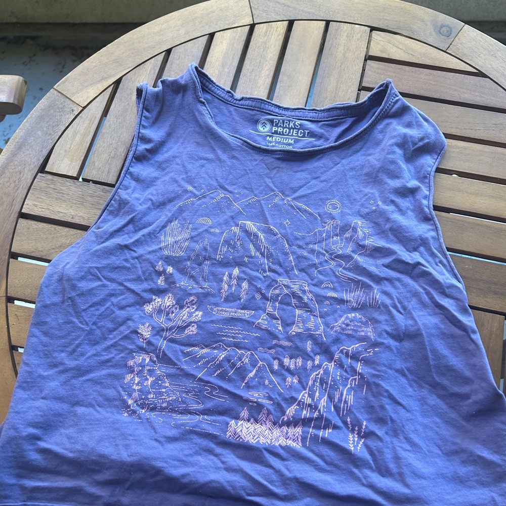 Parks Project Tank Top Purple Size M